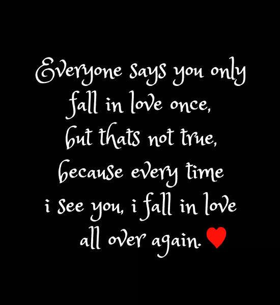 SoftwareMessage's tweet image. Everyone says you only fall in #love once, but that's not #true, because every #time i see you, I fall in love....