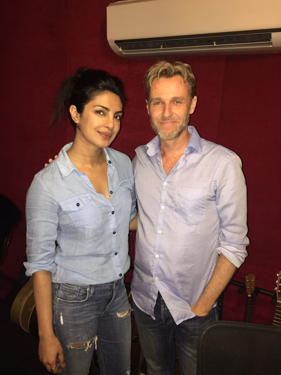 MikeyMcCleary1's tweet photo. Great making music with you this week @priyankachopra. Expressive husky voice. Impressed with how fast you nailed it https://t.co/v7TUAu7B7O