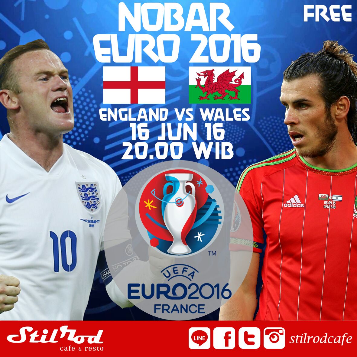 Great Britain Match Today!! ⚽⚽

England #ENG  vs Wales #WAL 

NOBAR #EURO2016 

Kick Off 20.00 🕗

FREE!!