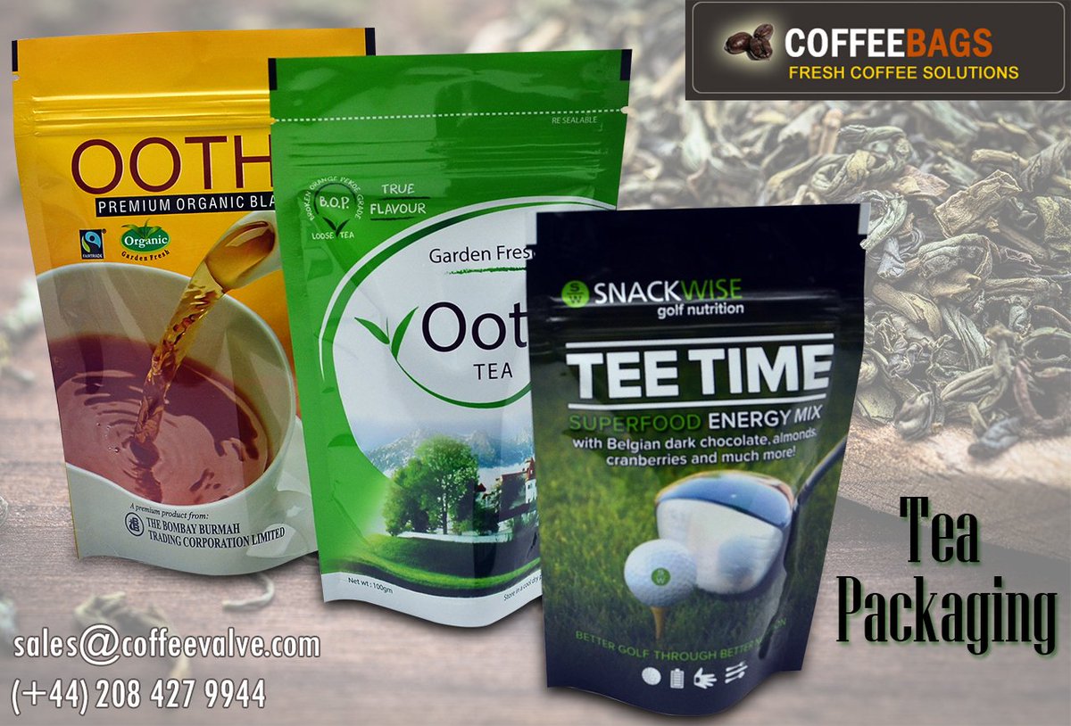 CoffeeBagsUk's tweet photo. We provides various kinds in design and look for #TeaPackagingBags.
https://t.co/RytPqHyA4o https://t.co/VDqdcID50b