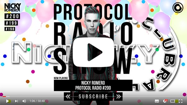 Saturday (BERLIN 22:00 PM / 10:00 P.M. / CET) NICKY ROMERO PROTOCOL RADIO SPECIAL # 200 on nightsky-clubradio.com