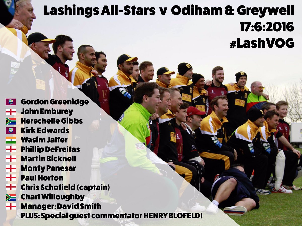 LashingsWorldXI's tweet photo. #LASHvOG tomorrow - can you give it a plug @hantscricket @HampshireCB @HantsCricketITC @HantsCoaching https://t.co/vEdtRrHMzc