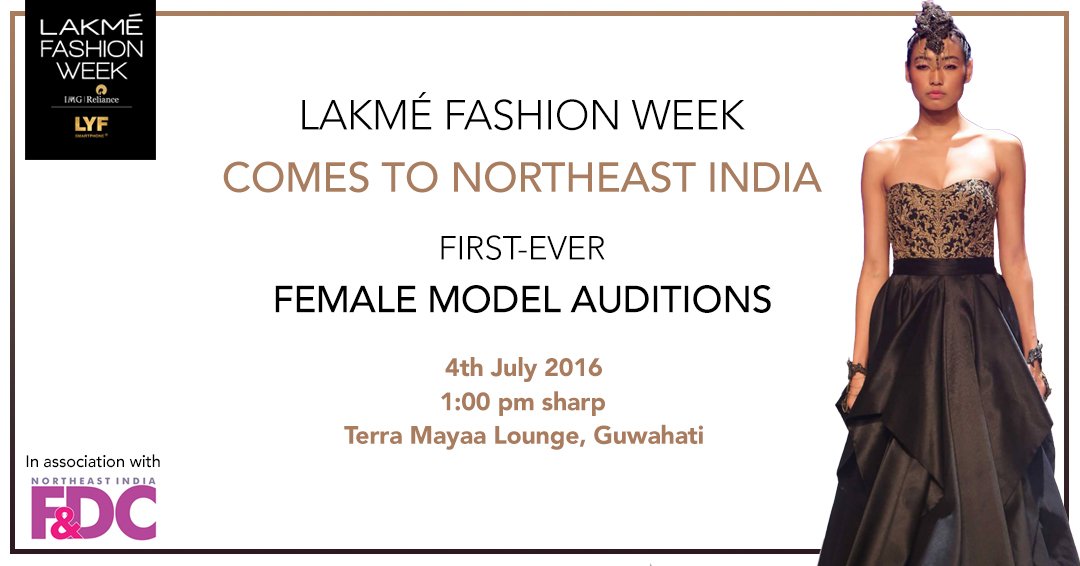 LakmeFashionWk's tweet photo. #RampAlert
In search of 18-28 year old, fit girls who can walk tall!
*No audition fees*
#LakmeFashionWeek #Models https://t.co/BXTtnulrmV
