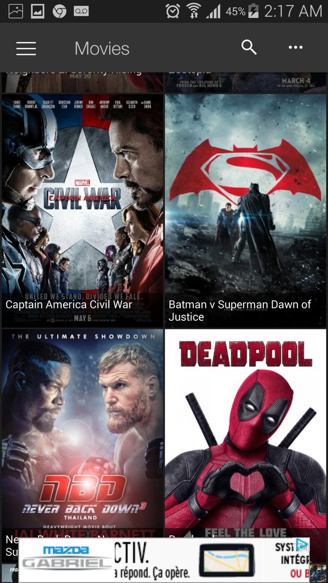 JrDowntown's tweet image. Bout to finish this new xmen movie..  Dope app on my phone #AndroidLife