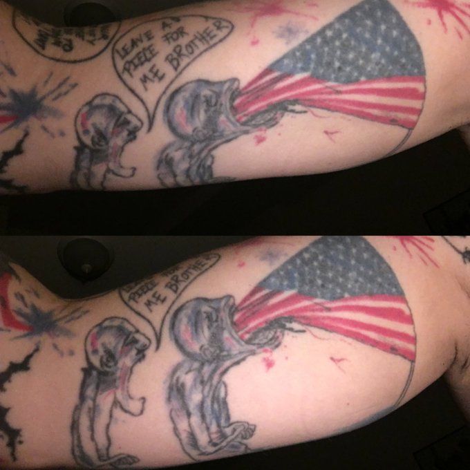 Still one of my favorite tattoos. Thank you @SteadmanArt your work has always been special to me. https://t<a class="tags" target="_blank" title="On Twitter" href="/?out=eyJ0eXAiOiJKV1QiLCJhbGciOiJIUzUxMiJ9.eyJpYXQiOjE3MjI5NjAxNTksImlzcyI6InR3cG9ybnN0YXJzLmNvbSIsIm5iZiI6MTcyMjk2MDE1OSwiZXhwIjoxNzU0NDk2MTU5LCJyZWRpcmVjdF91cmwiOiJodHRwczovL3R3aXR0ZXIuY29tL1N0ZWFkbWFuQXJ0In0.kZA3hIbi1Y7Xf6biKk72TOmDQo2E5fg7HH2nvfebUaepLNoP4fiJl4nvD2U-_5KACH3HHPjXCbn5Sz7z9MB4QA">@SteadmanArt</a><a href="/tag/fan"class="tags"><span>#fan</span></a>