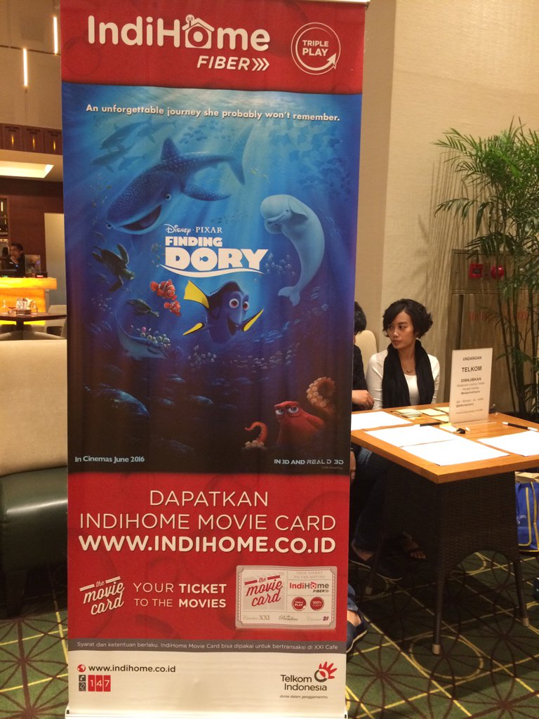 Ada #NobarIndiHome <a href="/TelkomPromo/">Telkom Promo</a>  film Finding Dory di  Lippomall Kemang nih