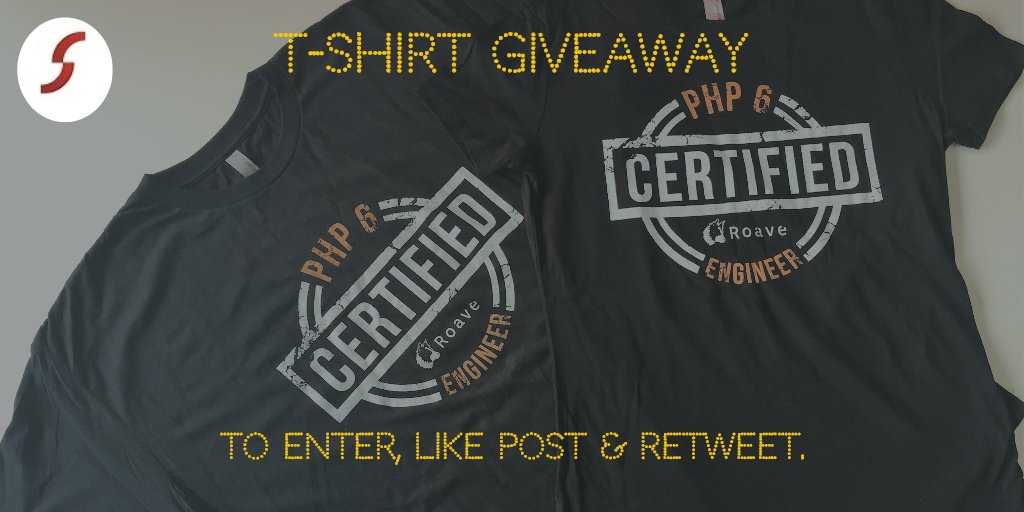 Spectrum_IT's tweet image. 2x PHP6 Certified Engineer t-shirts to giveaway. To win, like post &amp;amp; RT. Winners announced Monday. Thanks @RoaveTeam