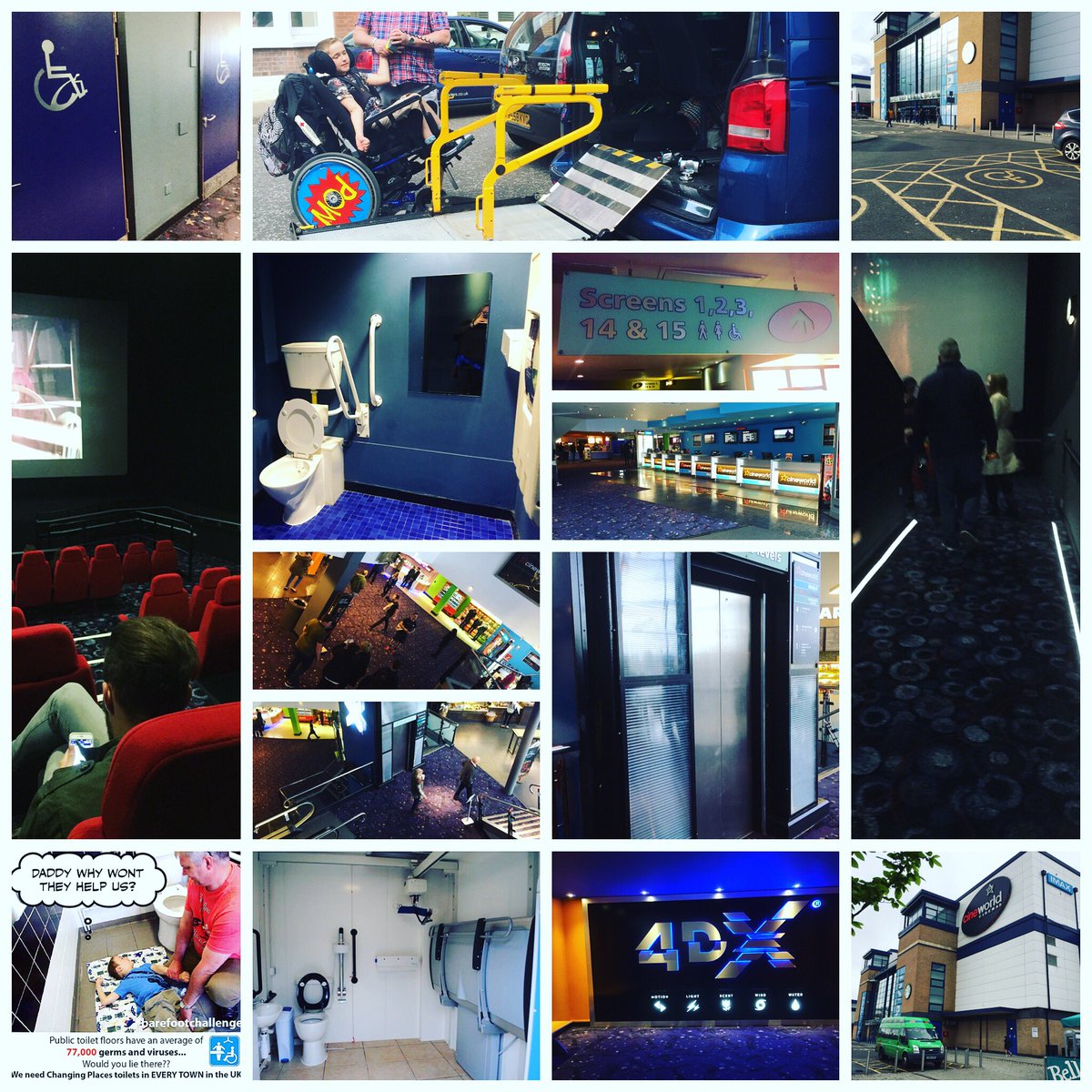 bucksamandy's tweet photo. Knock the 2 disabled ground floor loo's into one @cineworld #crawleycineworld #studwall #easyfit #spacetochange https://t.co/K7VuGCCwsI