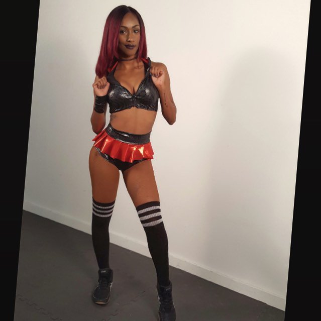 DAFALCON11's tweet photo. I definitely want to see more from this woman #RedVelvett in @FEW_survive #JoinTwitter https://t.co/CrrwEdAdoA