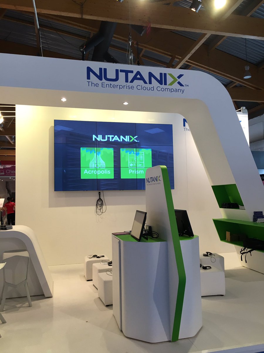 lremoort's tweet photo. Day 2 @nutanix booth #StorageExpo 2016, ready to roll https://t.co/XEvTGK3vyB