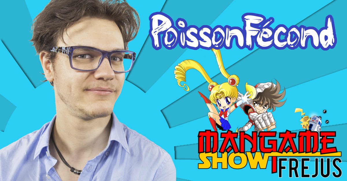 MANGAMESHOW's tweet photo. NOUVEL INVITE : POISSON FÉCOND 
Il sera présent les deux jours au MANGAME SHOW FREJUS
#poissonfecond #mangameshow https://t.co/wARJV2VUtt