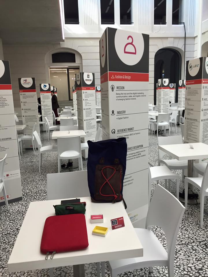 WardrobaIT's tweet photo. Our booth at #Smau Berlin before starting #digitalfashion @Polihub @smaunotes https://t.co/k0tMUthhuU