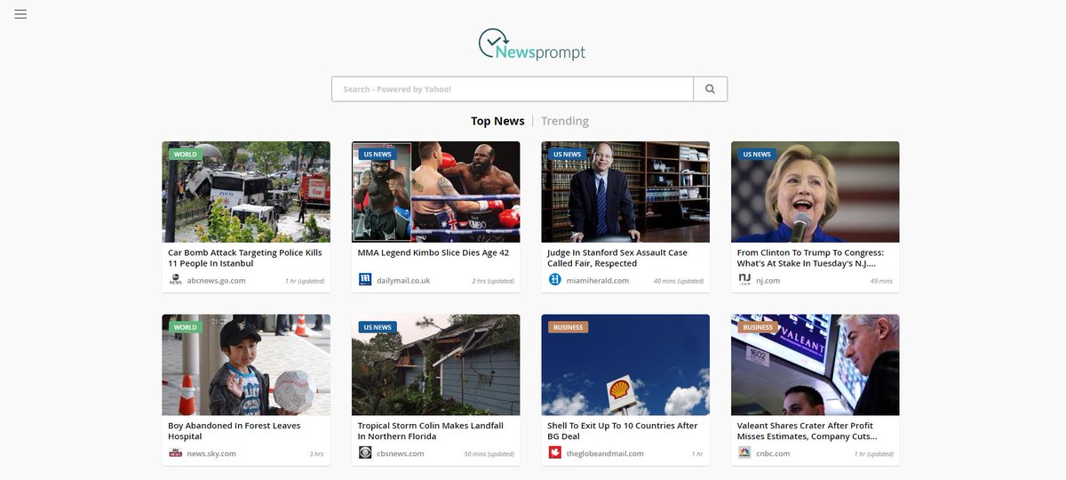 problemsolvedco's tweet image. Newsprompt @NewsPromptApp - The fastest way to discover breaking news and trending stories