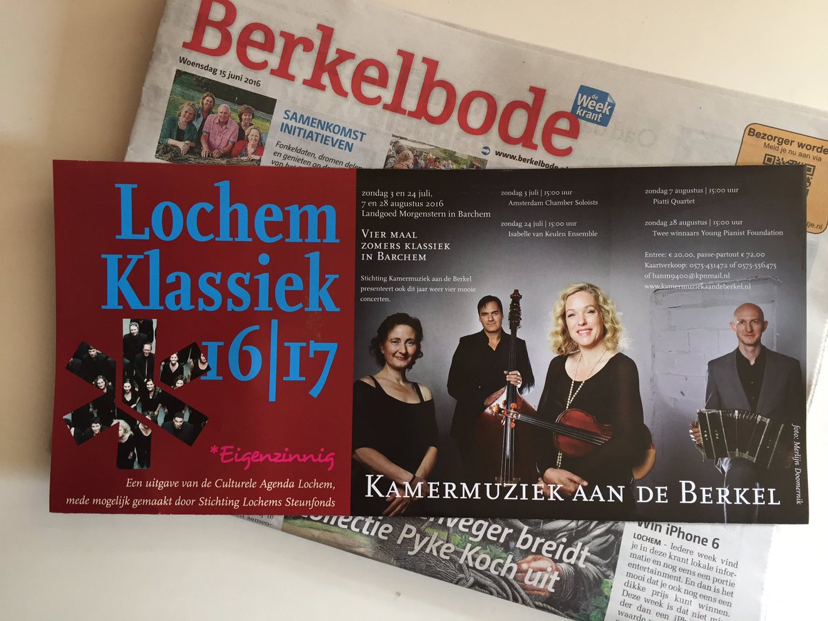 Lochem #Klassiek huis aan huis verspreid, zodat heel #Lochem 't weet. <a href="/Lochem3punt0/">Eigenzinnig Lochem</a> <a href="/CultureleAgenda/">Culturele Agenda</a> <a href="/kunstweblochem/">Kunstweb Lochem</a>