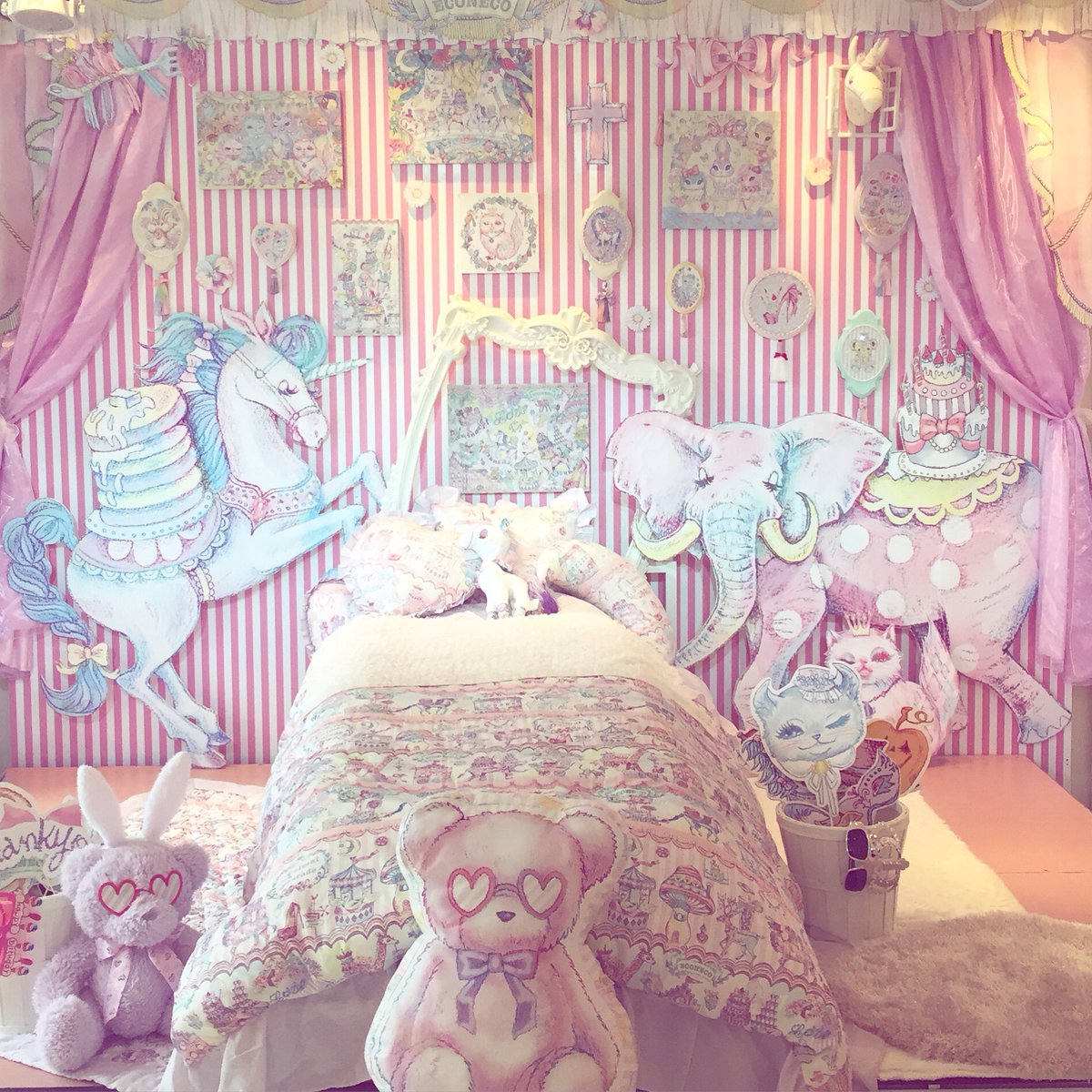 Econeco スイーツパラダイス エコネコカフェのフォトスポット 女子会にオススメ っ