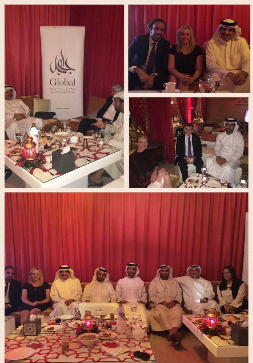 Global_Advocacy's tweet photo. A fantastic evening at @jumeirahbh for our client Suhoor last night #RamadanMubarak #Suhoor #Clients #LawFirm #UAE https://t.co/kGRIEHraHX