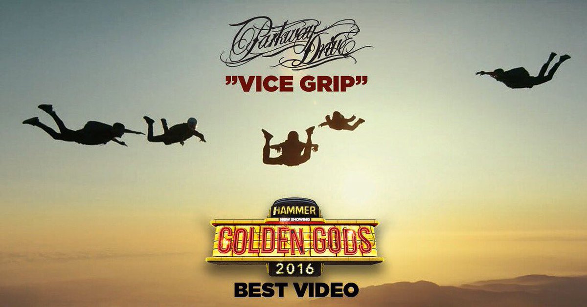 parkwayofficial's tweet photo. We are honoured to win the @MetalHammer golden gods award for best music video! Thanks to everyone who voted 🤘🏼 https://t.co/76zmgDSiWY