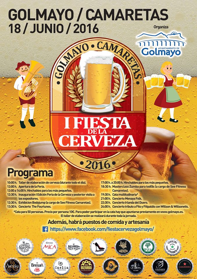Este sábado 18 nos vemos en Golmayo (Soria) en la I Fiesta de la Cerveza