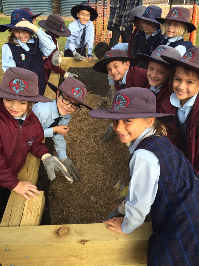 STC_Holsworthy's tweet photo. Ye.2 planting in the new veggie gardens. https://t.co/eSQiPtgVnq