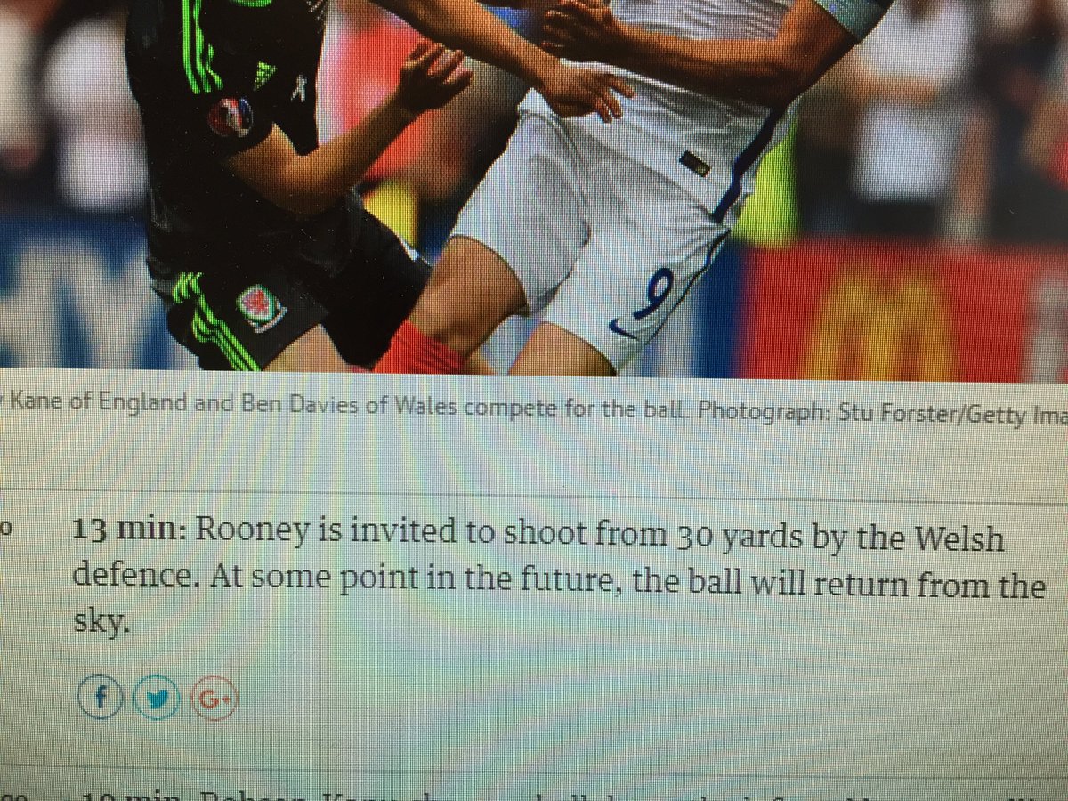 MikeApunk's tweet image. At work but over looking the national derby at #EURO2016. Best online commentary I have seen so far. #theguardian