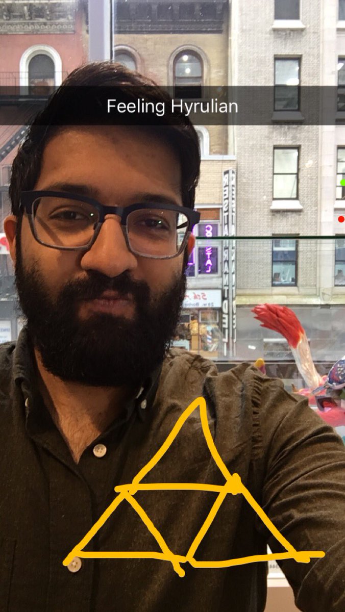 radbrowndads's tweet photo. GUYS I am LIVE on the @buzzfeed Snapchat, demoing #LegendOfZeldaBreathofTheWild at @NintendoNYC!! ITS SO GOOD https://t.co/b9NpRNqw3N