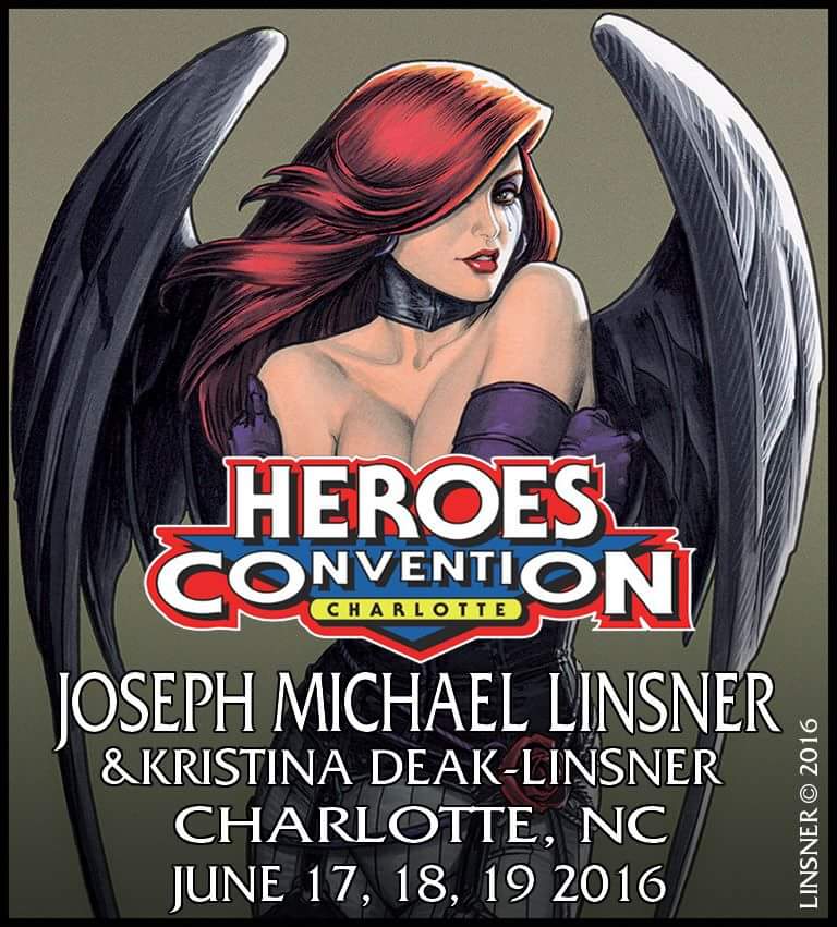 @JosephLinsner and I will be at @heroesonline this weekend! #comiccon #comics