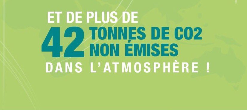 SafranEngines's tweet photo. 4/4 #SFCO2 + #OptiClimb => Plus de 42 tonnes de #CO2 non émises dans l'atmosphère ! #GreenAviation https://t.co/ZkHXhLQATV