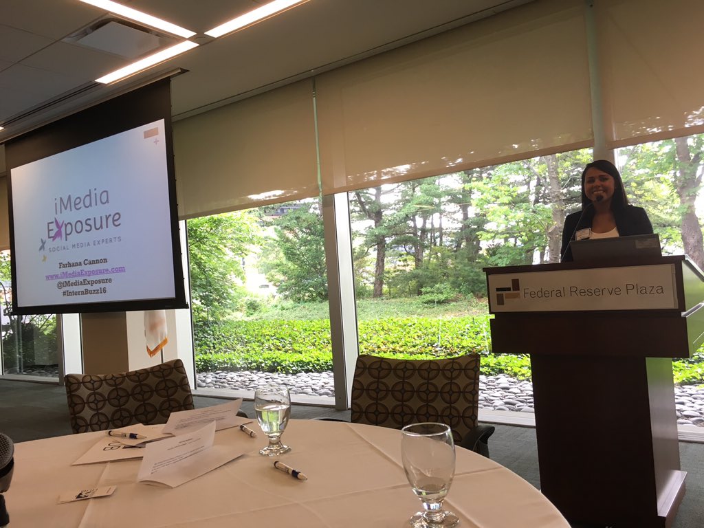 bostonchamber's tweet photo. Founder of @iMediaExposure joins us again today for #internbuzz16 to discuss branding of yourself as an individual. https://t.co/w5lDy3LiTu