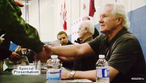 Lanny McDonald, Darryl Sittler &amp; Brayden Schenn team up w/ Canadian Armed Forces! youtube.com/watch?v=hqWtnn… #Rogerstv