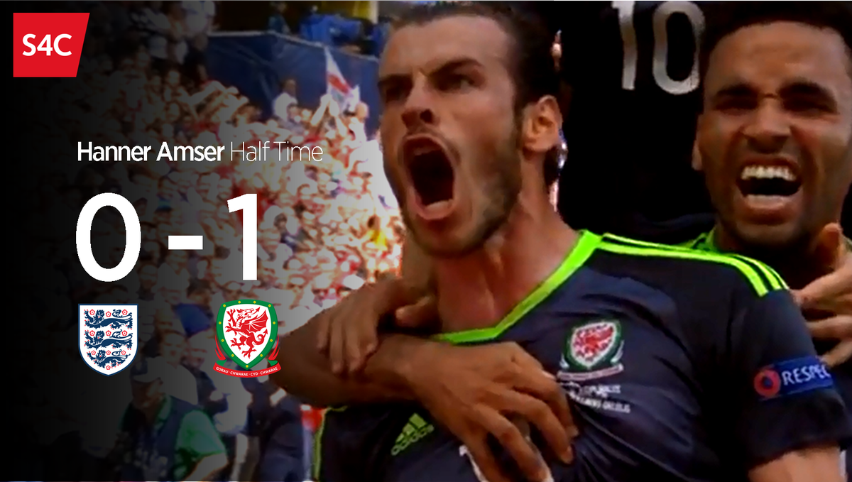 Cymru ar y blaen!
Wales ahead! 
#CmonCymru #Ewro2016 #ewro16 #Euro2016