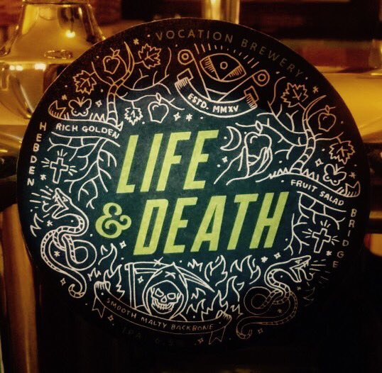 TheQueens_Head's tweet photo. On draught NOW:
LIFE & DEATH from @vocationbrewery
#IPA #lifeanddeath #vocationbrewingco #craftbeer #kingscross https://t.co/1jPOaZkMcq