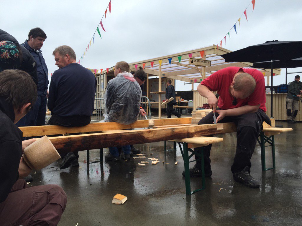 Bornholms Produktionsskole og Aarhus Tech lægger sidste hånd på #Underværker på #fmdk for #Realdania