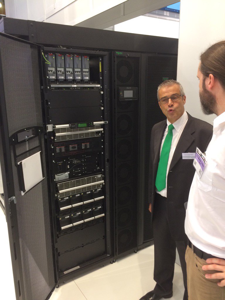 KrisVHAtDell's tweet photo. How much can you save on your DC energy bill? Visit @SchneiderNA DC infrastructure on @DELLBeLux at @StorageBenelux https://t.co/JWwf2bjDut