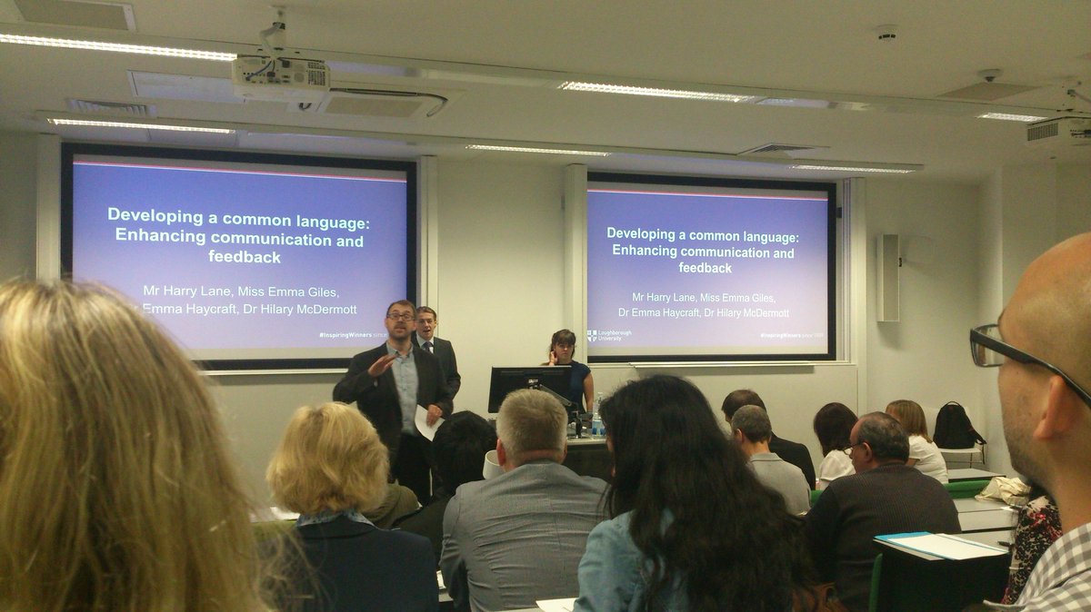 drsarahw's tweet photo. A packed room for worksop 1! Lovely to have students presenting their work at the conference #lborolt16 https://t.co/JHGOyTfWCo