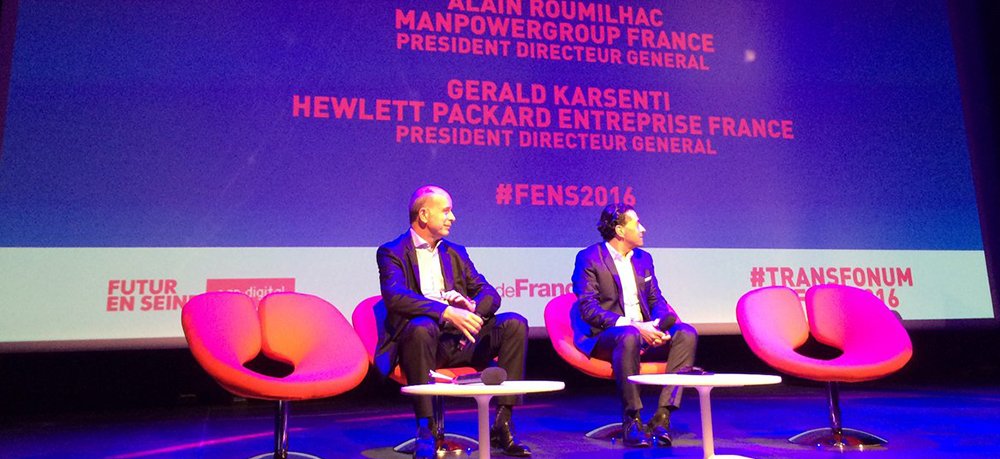 ManpowerGroupFR's tweet photo. #FES2016 : L’impact du digital sur l’emploi, vu par @AlainRoumilhac et @GeraldKarsenti https://t.co/RZjji98oUf https://t.co/Q0nQbkq3BZ