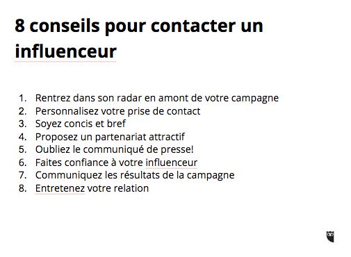 TalkwalkerFr's tweet photo. Comment contacter de nouveaux influenceurs? Les conseils d'@isabellemathieu dans le webinar #Hootinfluence https://t.co/alEwesW7jf