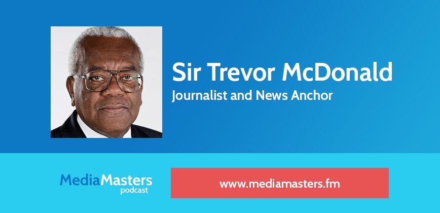 New podcast! Sir Trevor talks News at Ten, media diversity, &amp; war zone reporting. Listen: ow.ly/bNZC301gUw6