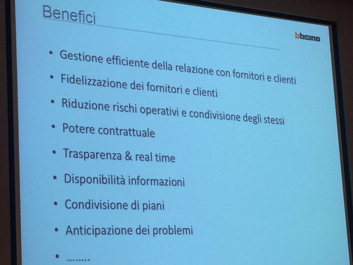 Osserv_Digital's tweet photo. L'esperienza di BTicino e i benefici riscontrati #OFED16 https://t.co/WOP4IqM3Ie