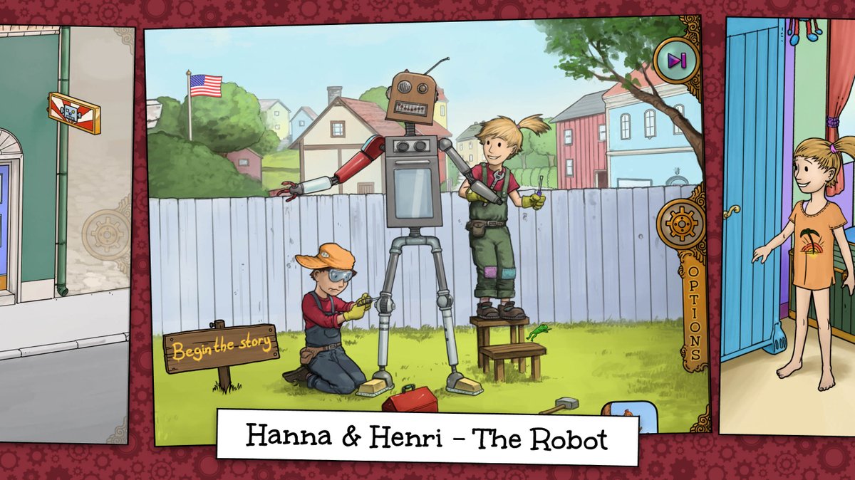 Hanna &amp; Henri - The robot is included in new <a href="/Literacy_Trust/">National Literacy Trust</a> app guide #LiteracyApps literacyapps.org