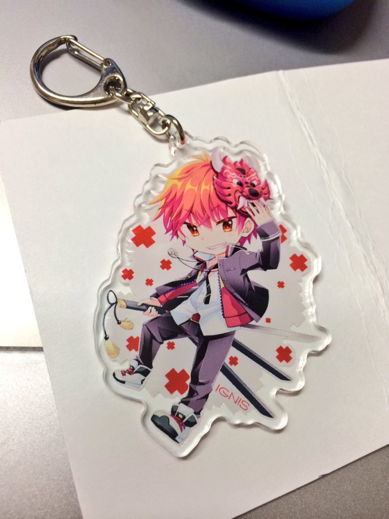 イグニス君のアクキーをpixiv Factoryで作った