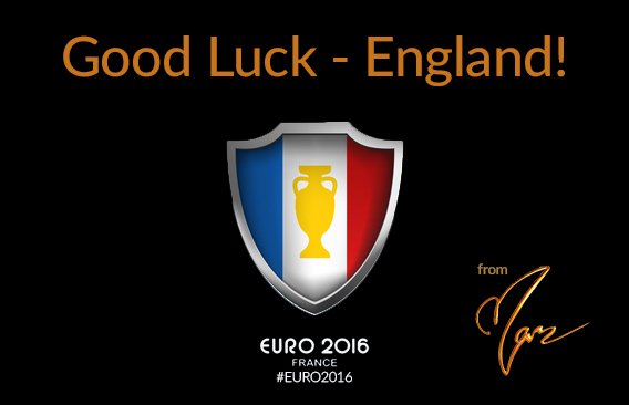 Sending the best of luck to the England squad for their match against Wales #EURO2016