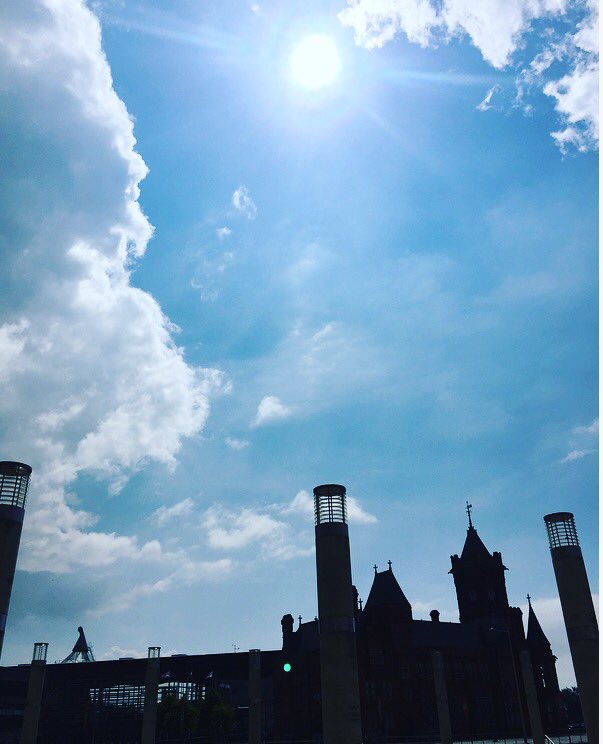Anyone lost a big yellow thing in the bay?? We've found it #CardiffBay ☀️