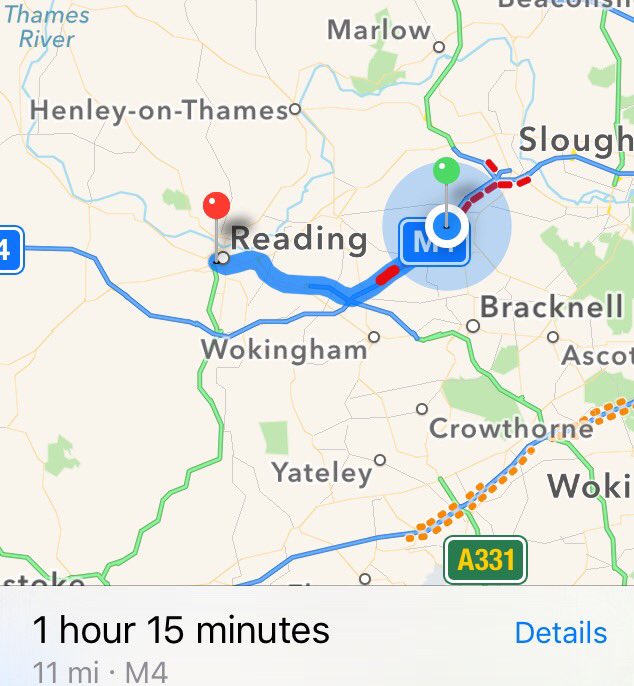 Avoid M4 Westbound - expect long traffic delays of well over an hour!