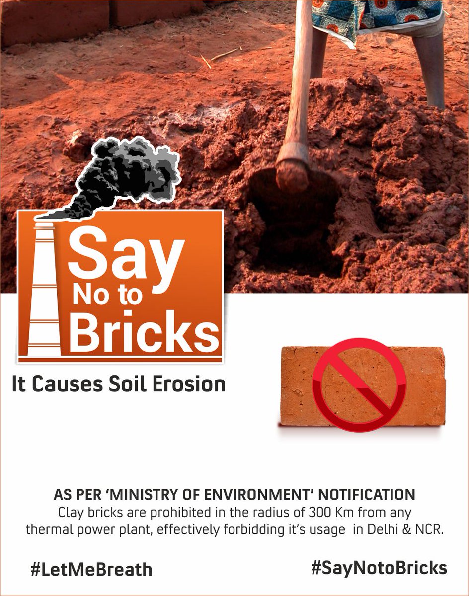 SayNoToBricks's tweet photo. #SayNoToBricks #LetMeBreath It causes soil erosion. https://t.co/1A2CSKfzIZ