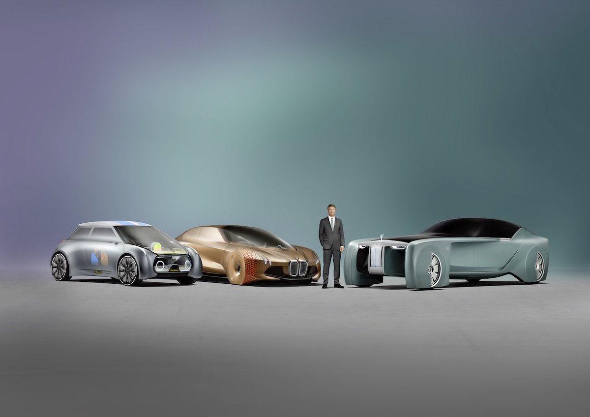 Three vehicles, one idea. Celebrate 100 years of innovation at <a href="/RoundhouseLDN/">Roundhouse</a>: bmw.uk/100Year #Next100