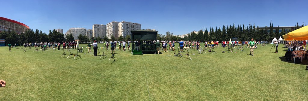 Jamalphysio's tweet photo. Crunch time!! Olympic Team Qualification for #Rio2016 is underway! Wish @archerygb good luck! #WCAntalya https://t.co/cqrL5L4AsQ