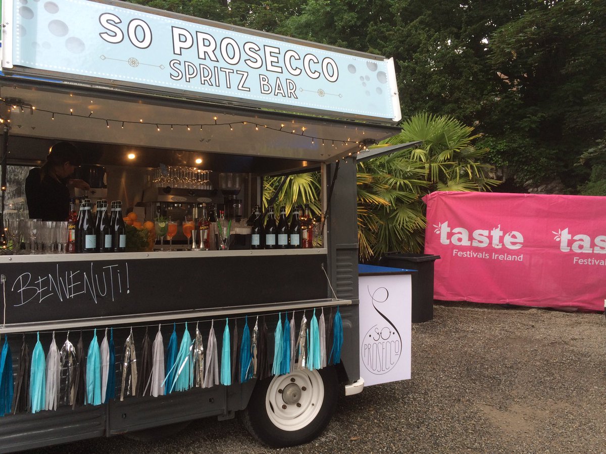 SOPROSECCO's tweet photo. Visit us @SOPROSECCO @TasteDublin we are waiting for you #proseccospritz https://t.co/rrij5uhc9h