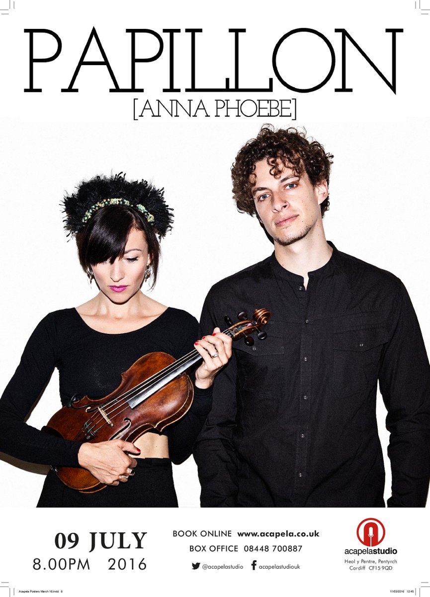 acapelastudio's tweet photo. @AnnaPhoebe @acapelastudio 9 July @anathemamusic #mostlyautumn @NightOfTheProg book https://t.co/dRnnJ2yzpO #Cardiff https://t.co/svz0OX9rak