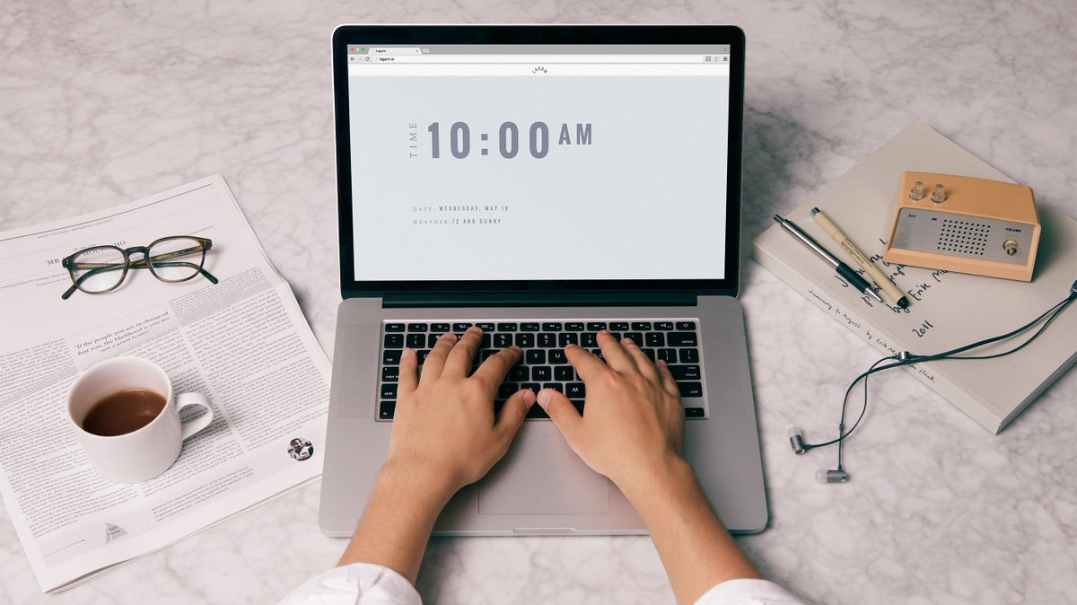 problemsolvedco's tweet image. Lagom @lagomhomepage - Lagom, minimalist browser start page.