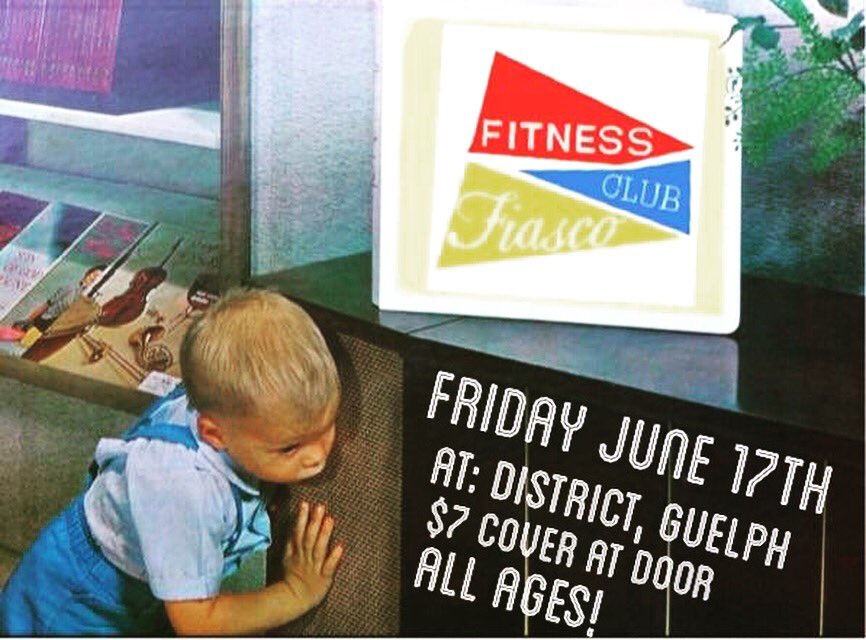 My band <a href="/fcfiasco/">Fitness Club Fiasco</a> is playing our last show ever in #Guelph June 17th <a href="/DstrctGuelph/">DSTRCT</a> for an all ages event! Come out!